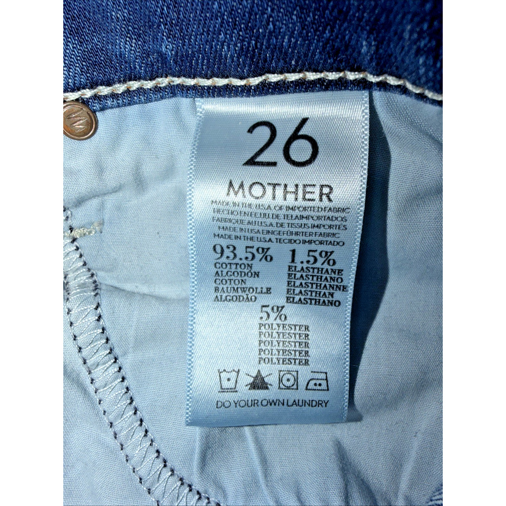 MOTHER The Charmer Dance of the Mockingbird Jeans Size 2/26 - Picture 3 of 8